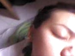 Blonda con de barrido en el sexo-una camioneta