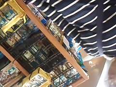 Anal rubia en la biblioteca