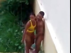Gangbang en la naturaleza y en el hogar