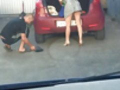 Putas de la universidad cumplen un chico malo